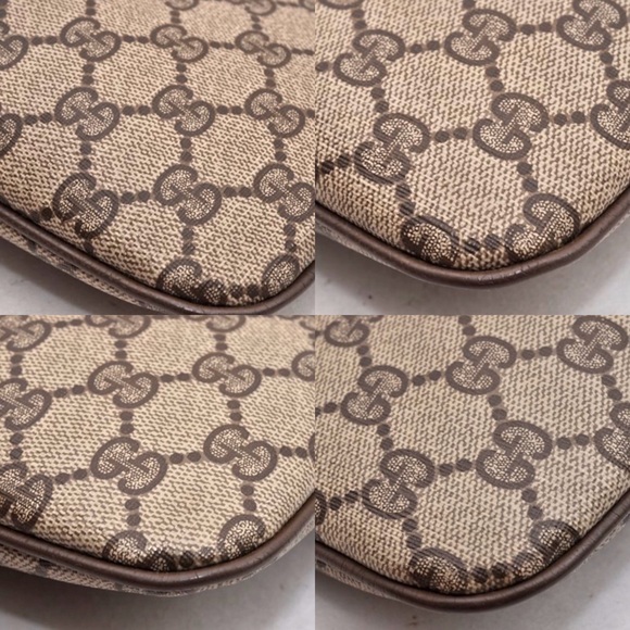 Authentic Gucci brown coated canvas shoulder bag - Picture 6 of 7